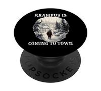Krampus T | Déguisement Krampus | Le père Noël PopSockets PopGrip Adhésif