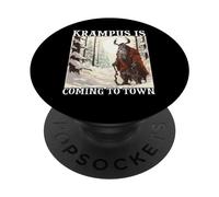 Krampus T Père Noël Effrayant Kramperl Krampus Masque PopSockets PopGrip Adhésif
