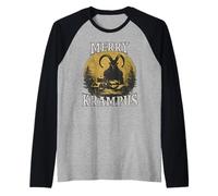 Krampus T | Père Noël Effrayant | Masque Krampus Bartl Manche Raglan