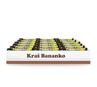 Kraš Bananko 120g - Mini bananes en mousse enrobées de chocolat irrésistiblement délicieuses - Offrez-vous chaque bouchée de bonheur sucré ! Paquet de 5 (30G, 18 Pack)