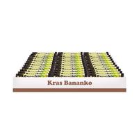 Kraš Bananko 120g - Mini bananes en mousse enrobées de chocolat irrésistiblement délicieuses - Offrez-vous chaque bouchée de bonheur sucré ! Paquet de 5 (30G, 36 Pack)