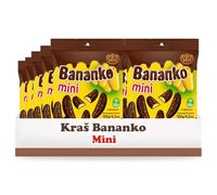Kraš Bananko 120g - Mini bananes en mousse enrobées de chocolat irrésistiblement délicieuses - Offrez-vous chaque bouchée de bonheur sucré ! Paquet de 5 (120G, 10 Pack)