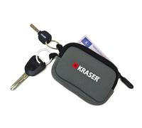 KRASER KR730 Porte Clef Voiture Moto de Haute Qualité, Vos Clés Toujours à Portée de Main, Compartiment Intérieur Exclusif pour Cartes, Accessoires Porte clé Motard Néoprène, Portefeuille Motard