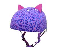 Casque Vélo Enfant Cpreme Leopard Kitty Purple - 8+ - Noir Noir