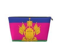 Krasnodar Krai Trousse de maquillage de voyage en cuir étanche