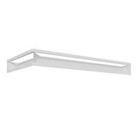 KRATI Grille d'aération d'angle Droite 40 x 80 x 9 cm Blanc