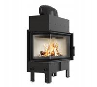 KRATKI Cheminée en acier 10 kW Floki M fi 200 Insert de cheminée BImSchV niveau 2 Récupération