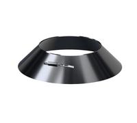 Kratki Collerette météo 100/150 pour installation de cheminée à gaz, en acier inoxydable, épaisseur de paroi 0,4-0,5 mm, élément d'échappement et de cheminée pour des températures allant jusqu'à 450