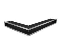 KRATKI Grille d'aération d'angle Droite en Acier Inoxydable 54,7 x 76,6 x 9 mm