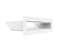 KRATKI Grille de ventilation de cheminée LUFT 6x20 blanc Slim