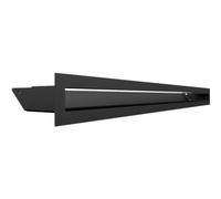KRATKI Grille de ventilation de cheminée LUFT 6x80 noir Slim