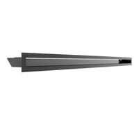 KRATKI Grille de ventilation LUFT 6x100 graphite Slim