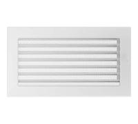 Kratki.pl - Grille d'aération avec volet de règlage - Blanche - 17x30 cm