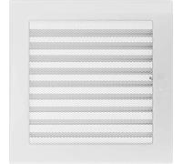 Kratki.pl - Grille d'aération avec volet de règlage - Blanche - 22x22 cm