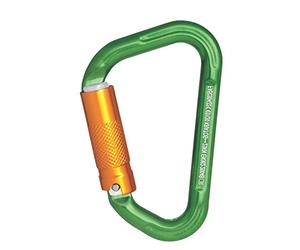 KRATOS SAFETY - Mousqueton Aluminium Vert à Verrouillage Automatique Triple Action - Type Keylock - KRATOS SAFETY - 119-FA5030422B
