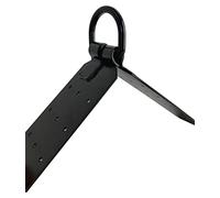 Kratos Safety Point d'ancrage, Point d'ancrage de Poutre, réutilisable, pour Poutre à partir de 80 x 80 mm, Acier galvanisé, avec Clous à œil, Anneau en D, EN795