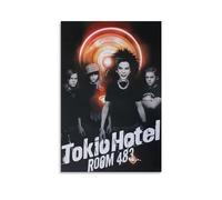 KrAtoz Poster décoratif sur toile du groupe Tokyo Hotel Music Scream - Impression d'art moderne pour chambre à coucher - 30 x 45 cm