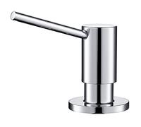 KRAUS Distributeur de Savon ou de Lotion de Cuisine avec Flacon de Grande capacité de 500 ML et Pompe en Laiton chromé