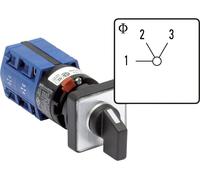 Kraus & Naimer CG4.A250.FS2 Commutateur rotatif à galettes 10 A 2 x 60 ° gris, noir 1 pc(s)