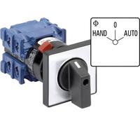 Kraus & Naimer Inverseurs avec fixation centrale 20 A, Bouton + interrupteur, Gris, Noir