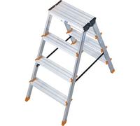 Krause Échelle double-face pliante DOPPLO 120403 Aluminium Argenté