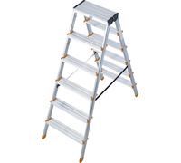 Krause 120410 échelle Echelle pliante Aluminium, Noir, Orange