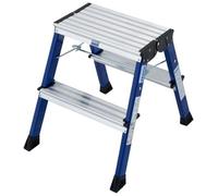 Krause 130082 marchepied Aluminium Aluminium, Noir, Bleu