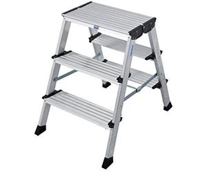 Krause - doppelklapptritt treppo, 1 pièce, 2 x 3 échelons, 126030