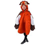 Krause & Sohn Child Costume Hibou Olli Taille 104 Peluche Costume Oiseau Animal Carnaval
