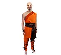 Krause & Sohn Combattants Costume de Shaolin, Taille XL, Orange monastère Bouddhiste Chine Carnaval