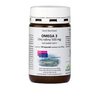KRAUTERHAUS SANCT BERNHARD Omega 3 Fish Oil Capsules, 500 mg (120 caps)