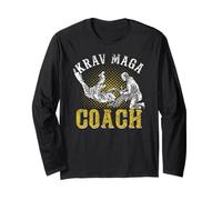 Krav Maga Coach Fighter Martial Arts Warrior Manche Longue
