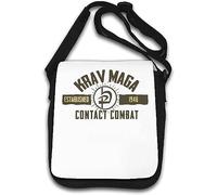 Krav Maga Contact Combat Martial Art Established 1948 Sac à bandoulière Blanc