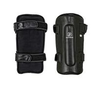 Krav Maga de Luxe Cuir Noir Protège Tibias - XL