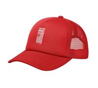 Krav Maga Drapeau Américain Unisexe Casquette Trucker Plat Baseball Cap sans Déformation Casquettes Snapback pour Randonnée Running Extérieur