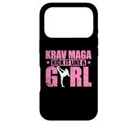 Krav Maga Kick It Like a Girl Autodéfense avec Style Coque pour iPhone 17 Pro