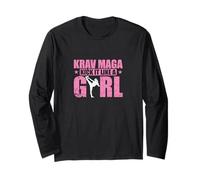 Krav Maga Kick It Like a Girl Autodéfense avec Style Manche Longue