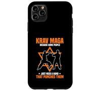 Krav Maga Parce Que Certaines Personnes Ont Juste Besoin d'un Coup de Main Coque pour iPhone 11 Pro Max