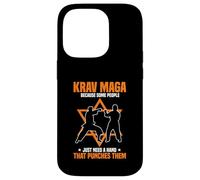 Krav Maga Parce Que Certaines Personnes Ont Juste Besoin d'un Coup de Main Coque pour iPhone 14 Pro