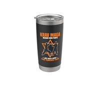 Krav Maga parce que certaines personnes ont juste besoin d'un coup de main Gobelet isotherme en acier inoxydable double paroi