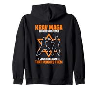 Krav Maga Parce Que Certaines Personnes Ont Juste Besoin d'un Coup de Main Sweat à Capuche