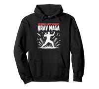 Krav Maga : Pas de règles, Juste Une puissante autodéfense Sweat à Capuche, Unisexe pour Adultes, Noir, XXL