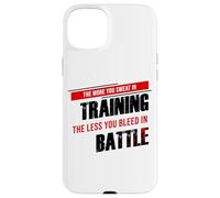Krav Maga - Plus vous transpirez pendant l'entraînement, moins vous saignez Coque pour iPhone 15 Plus
