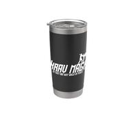 Krav Maga pour que l'on puisse marcher en paix Gobelet isotherme en acier inoxydable double paroi