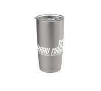 Krav Maga pour que l'on puisse marcher en paix Gobelet isotherme en acier inoxydable double paroi