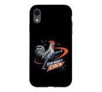 Krav Maga Robot Coq Chasseur d'autodéfense Coque pour iPhone XR