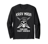 Krav Maga Skull Combat Tactique Autodéfense Manche Longue