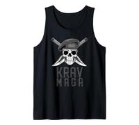 Krav Maga Skull MMA Combat Self Defense Débardeur