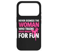 Krav Maga Woman Self Defense MMA d'Israël Coque pour iPhone 17 Pro
