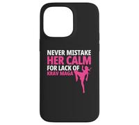 Krav Maga Woman Self Defense Training Israël Coque pour iPhone 14 Pro Max